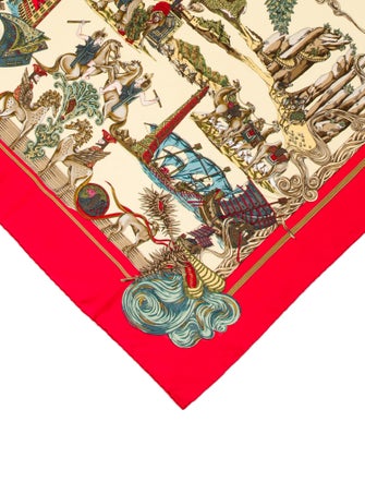 Hermès Au Fil de la Soie Silk Scarf