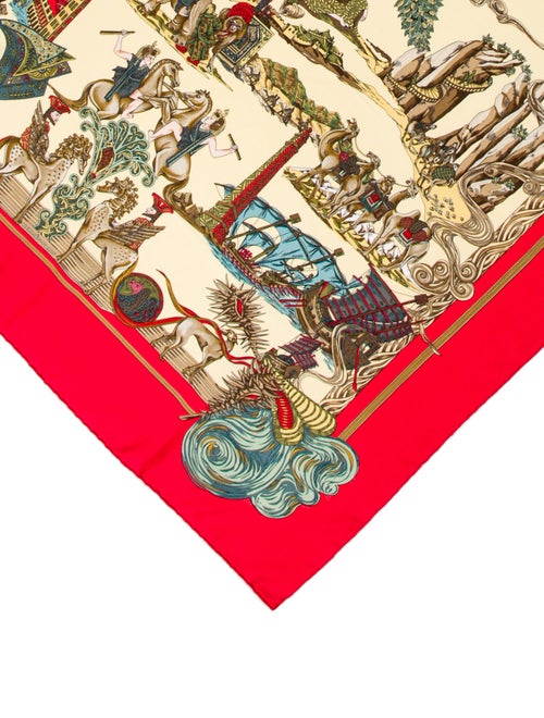 Hermès Au Fil de la Soie Silk Scarf