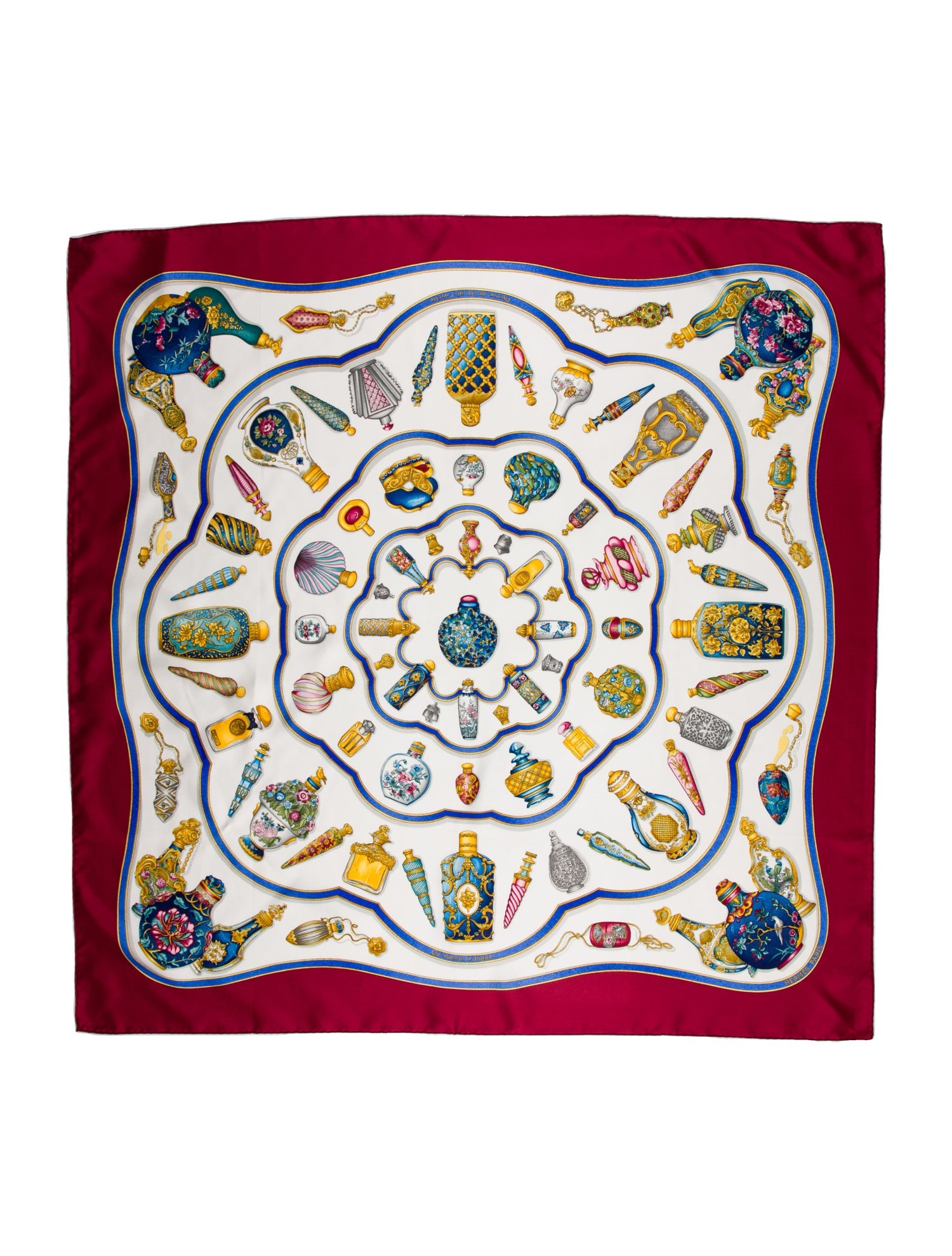 Hermès Qu'Import Le Flacon Silk Scarf
