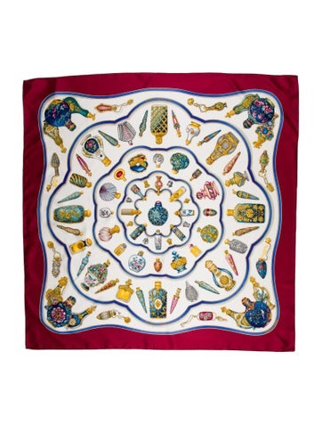 Hermès Scarves and Shawls Qu'Import Le Flacon Silk Scarf 90cm