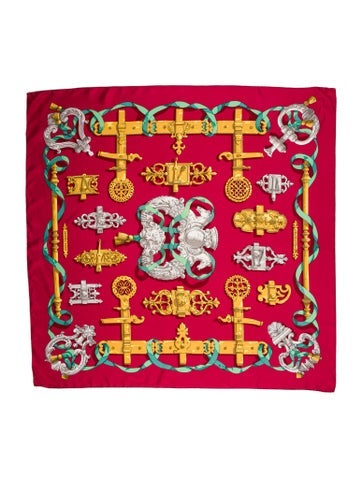 Hermès Scarves and Shawls Ferronnerie Silk Scarf 90cm