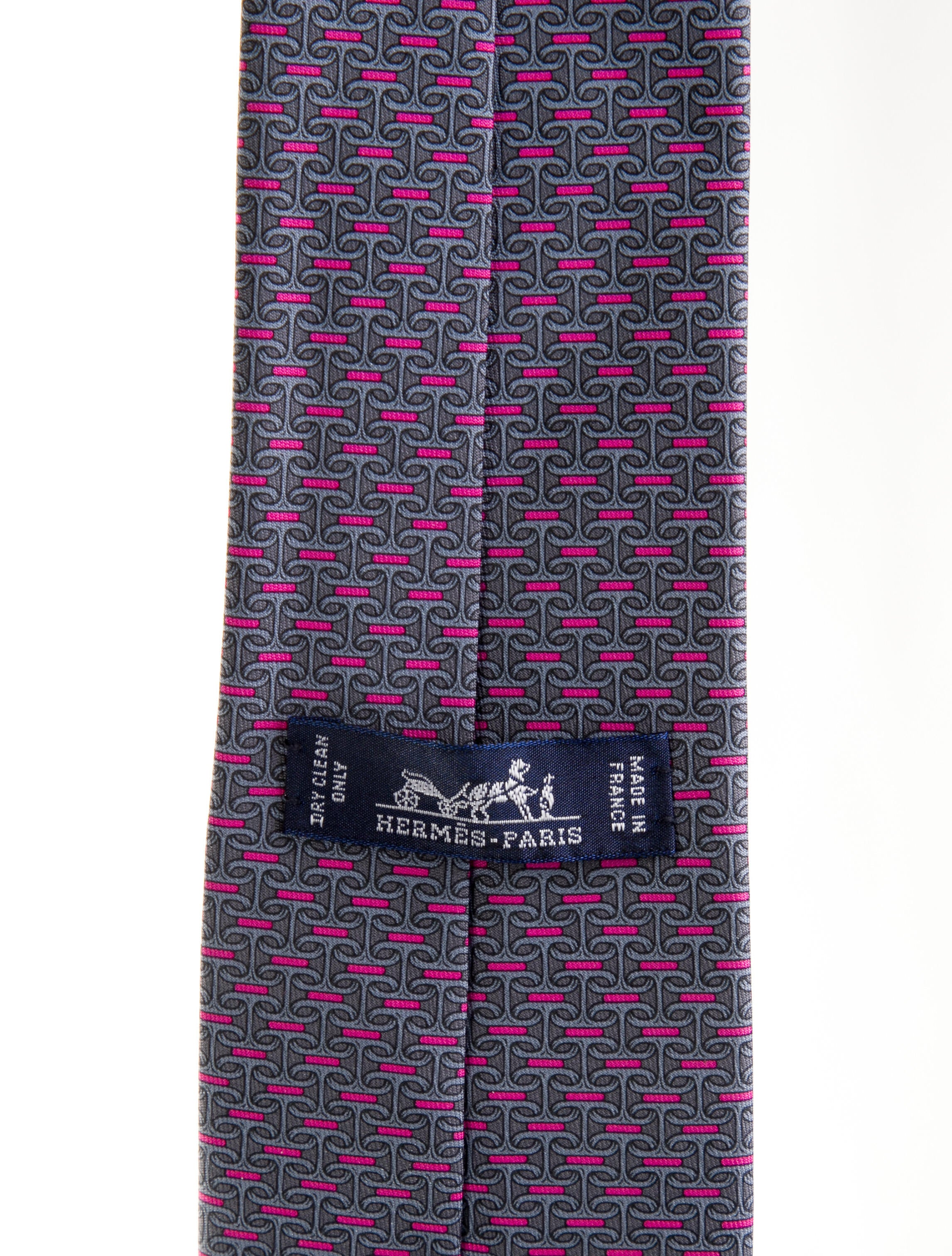 Hermès Silk Pattern Tie