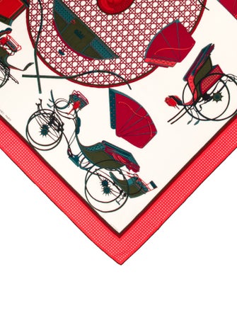 Hermès Les Voitures a Transformation Cashmere Shawl