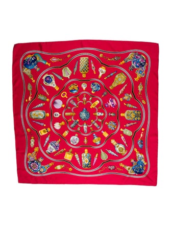 Hermès Qu' Importe Le Flacon Silk Scarf