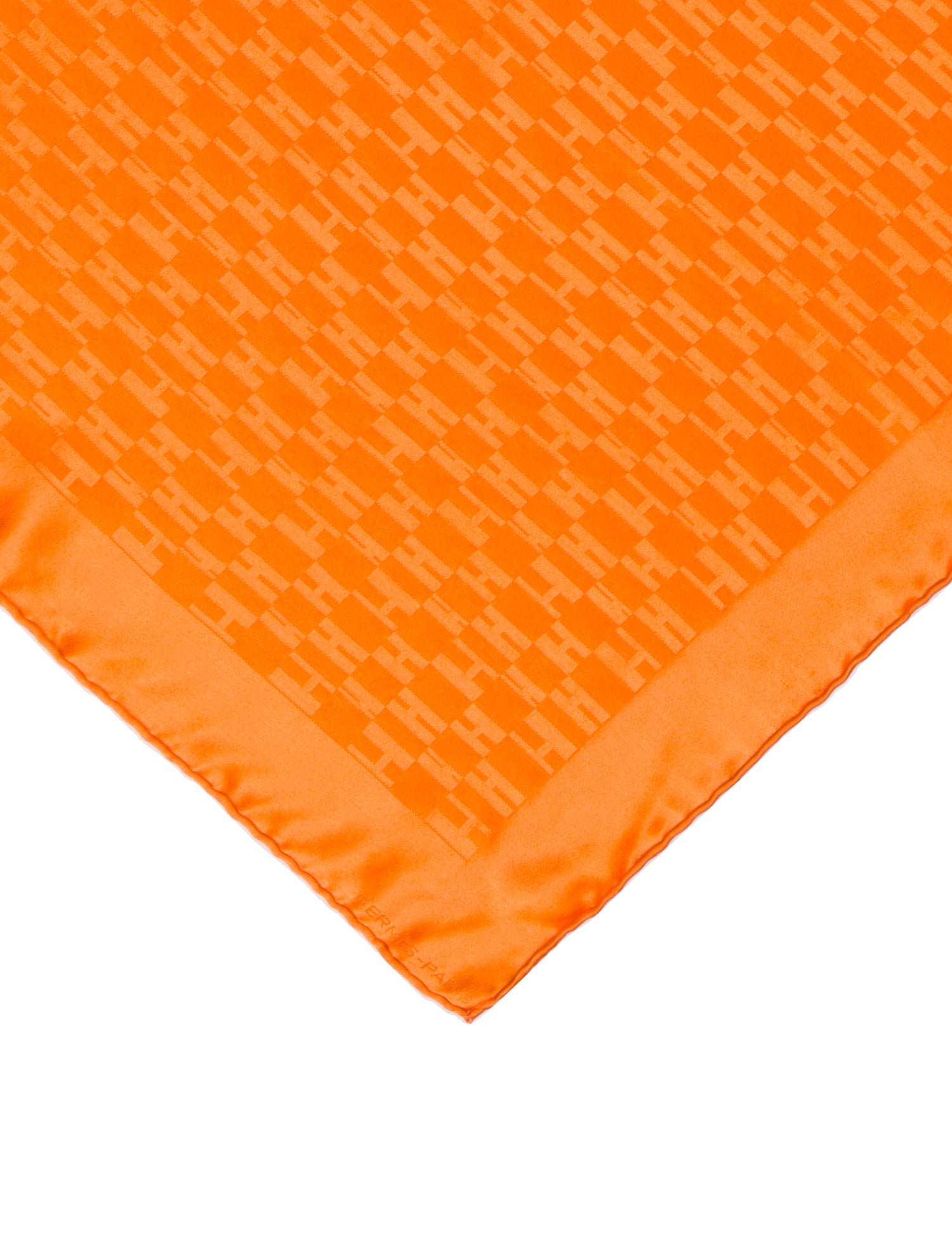 Hermès Silk Pattern Pocket Square