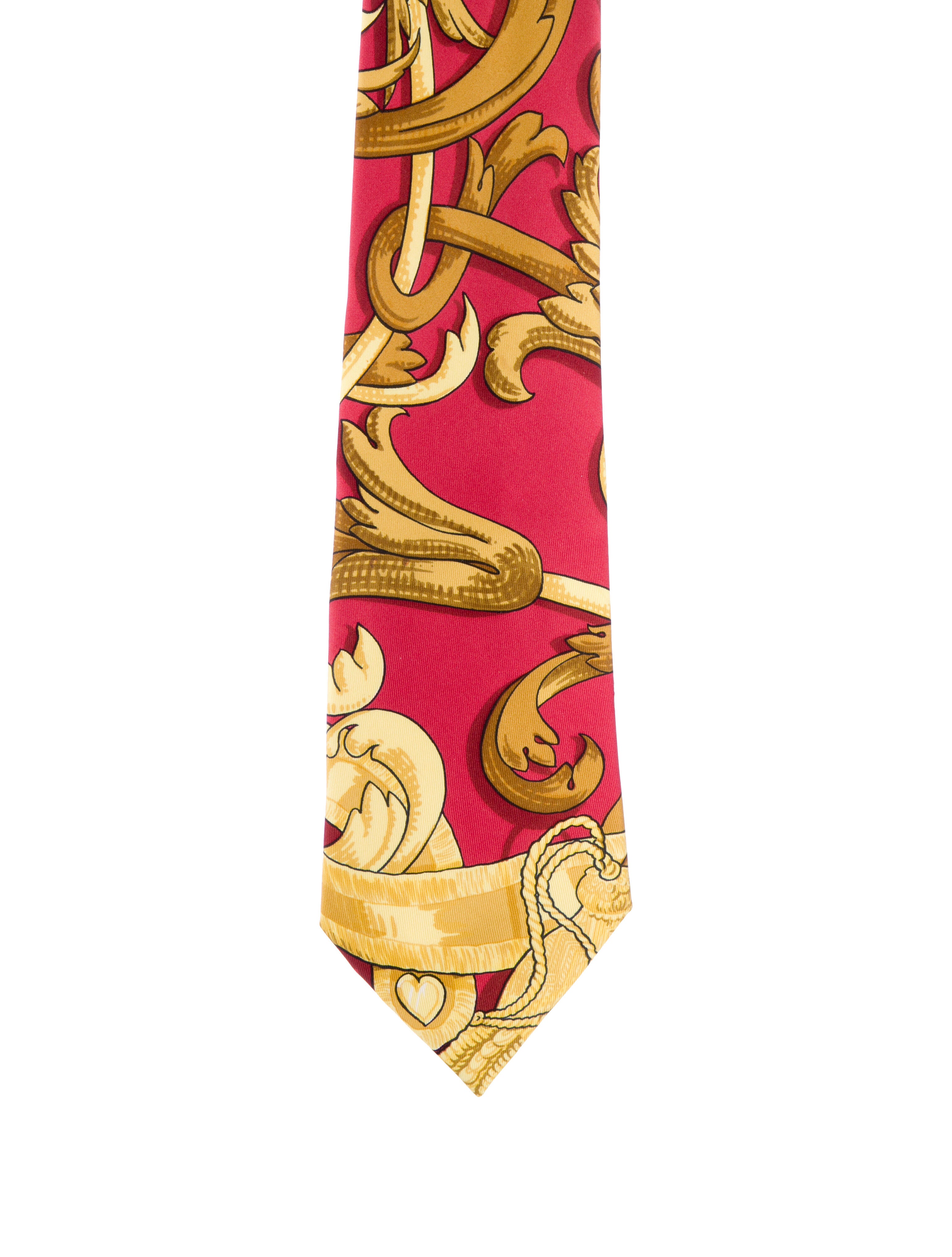 Hermès Silk Patterned Tie