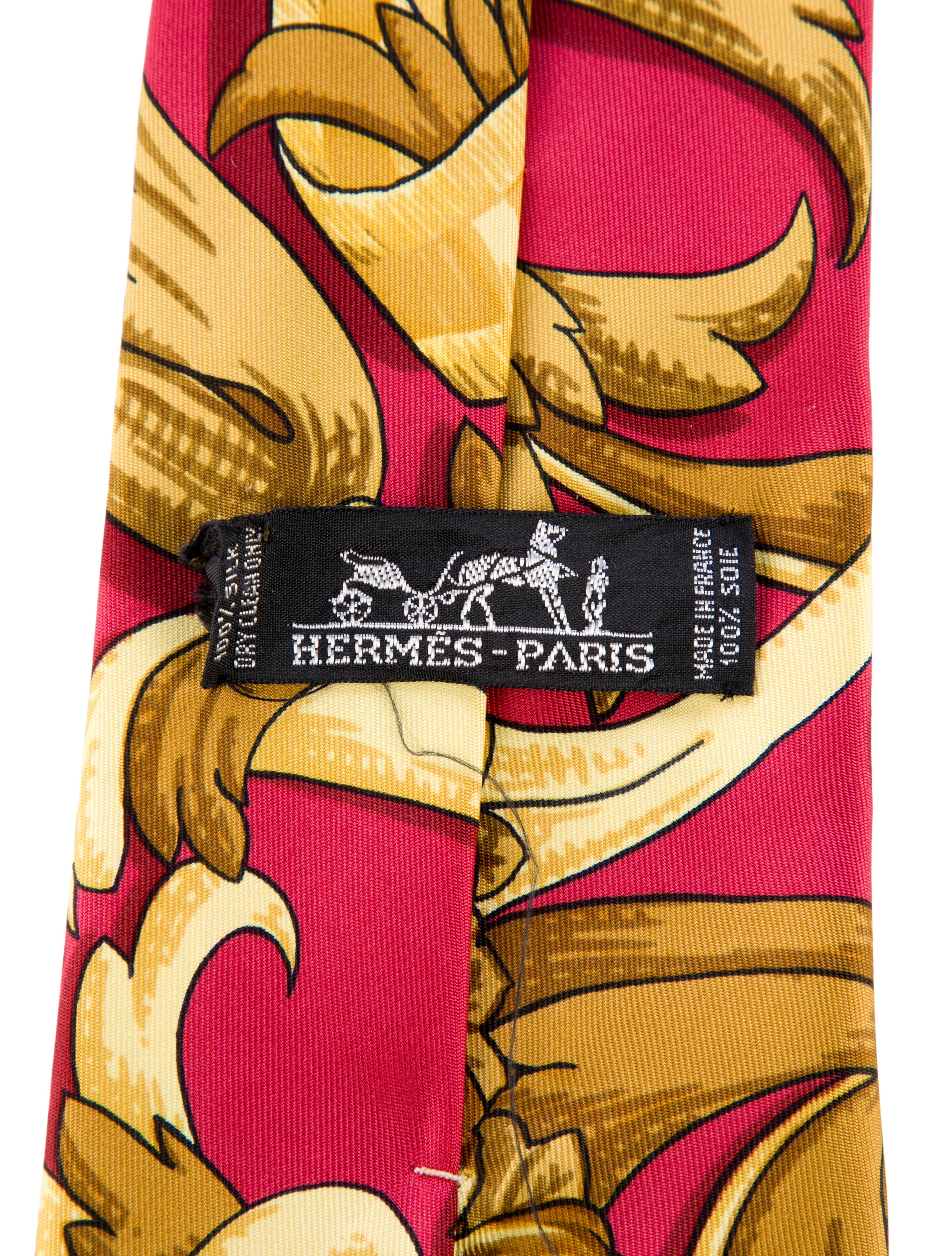 Hermès Silk Patterned Tie