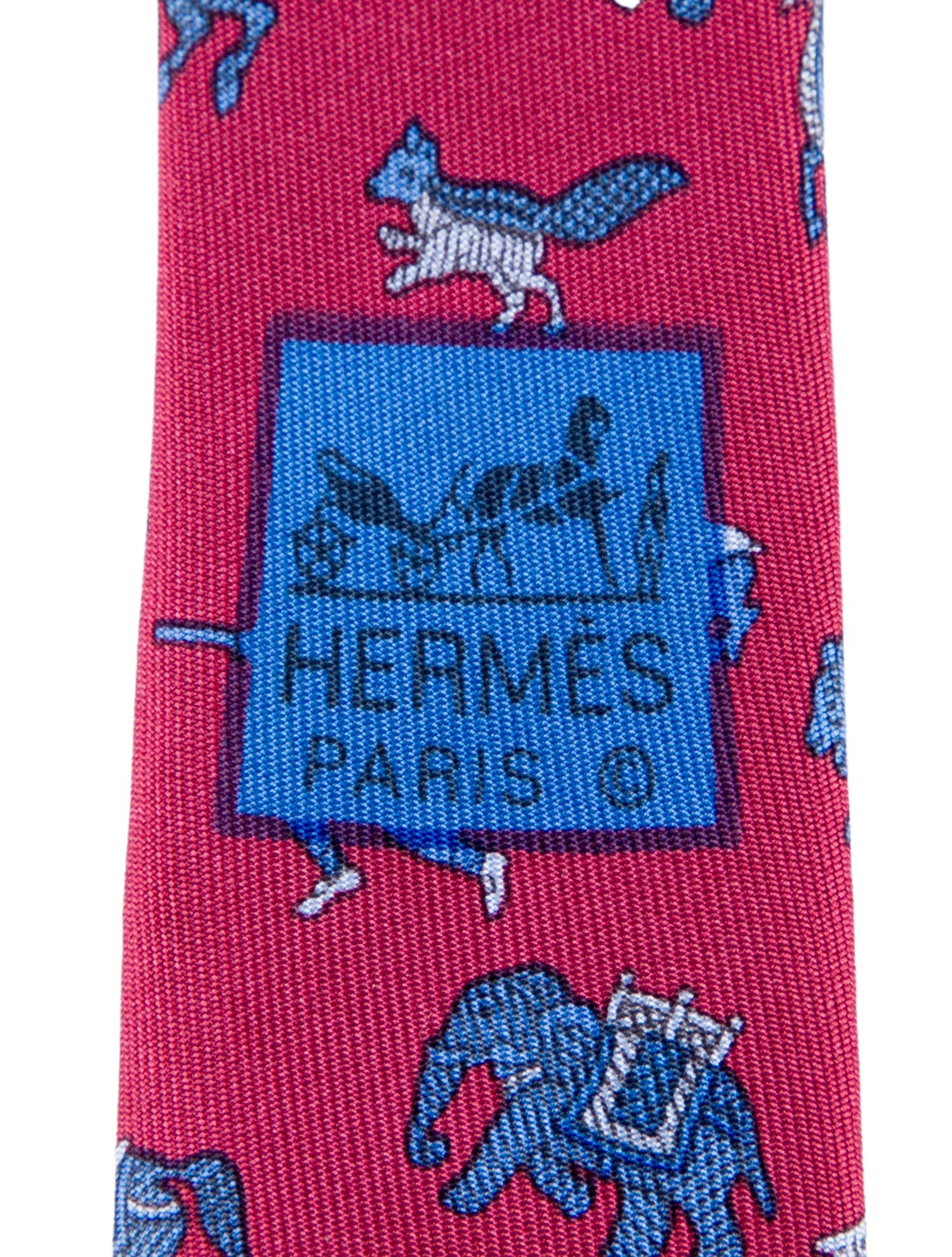 Hermès Silk Patterned Tie