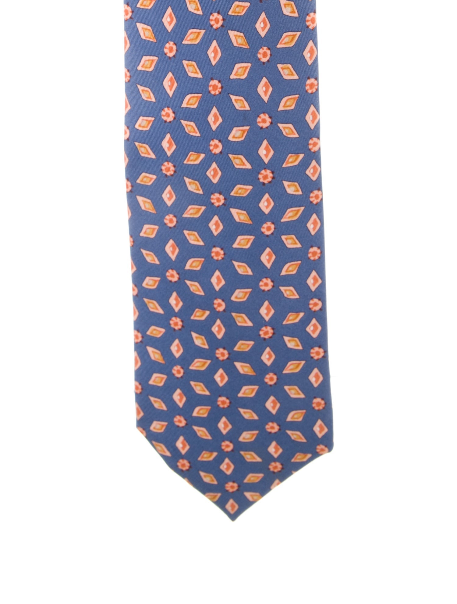 Hermès Pattern Printed Tie