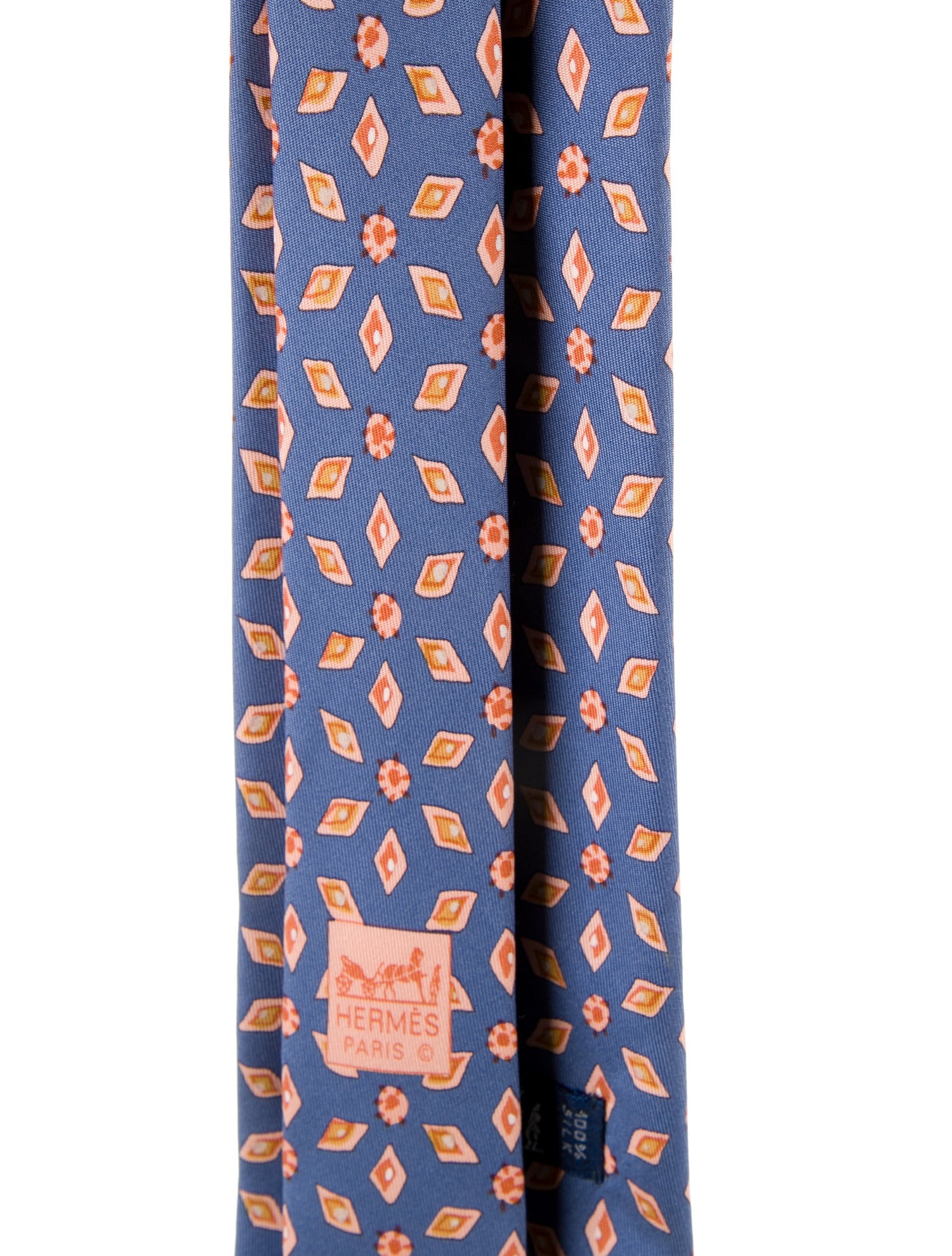 Hermès Pattern Printed Tie
