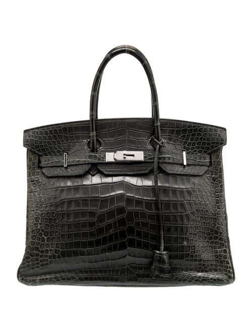 Hermès Matte Porosus Crocodile Birkin 35