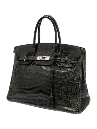 Hermès Matte Porosus Crocodile Birkin 35