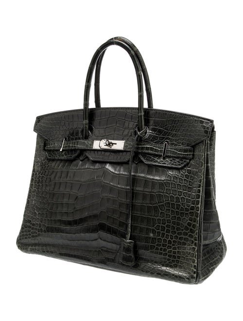 Hermès Matte Porosus Crocodile Birkin 35
