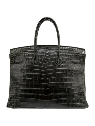 Hermès Matte Porosus Crocodile Birkin 35