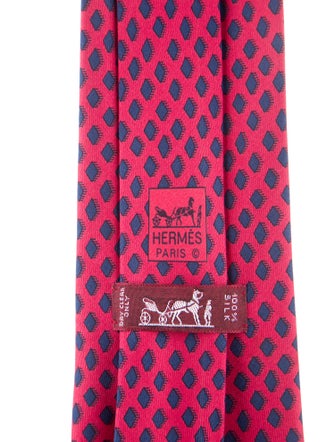 Hermès Silk Patterned Tie