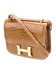 Hermès Shiny Alligator Mini Constance 18