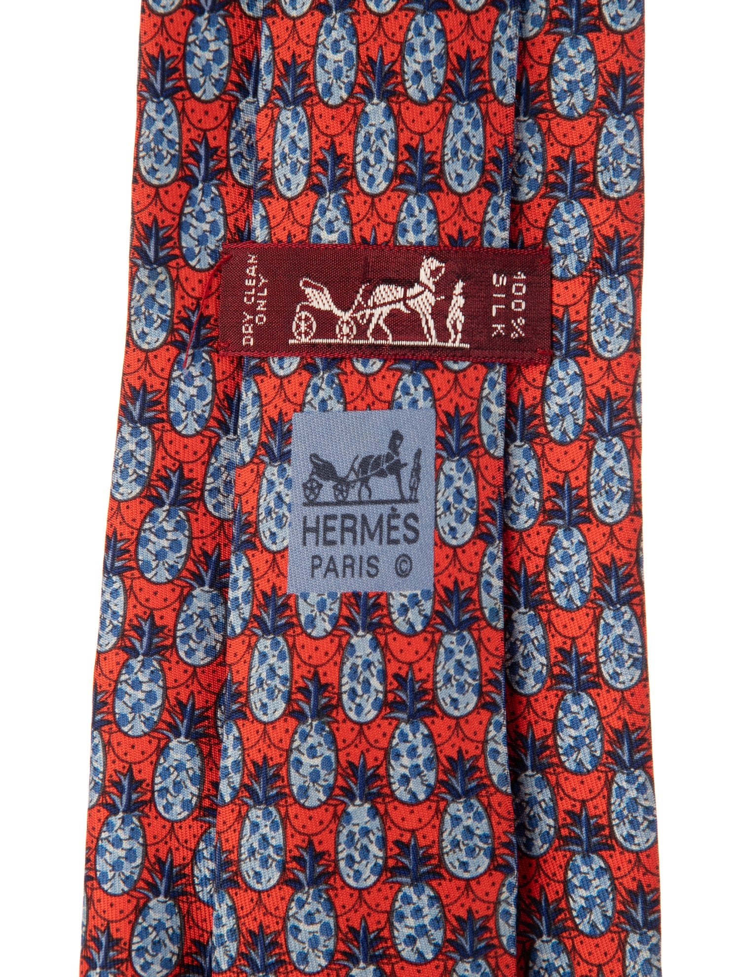 Hermès Silk Patterned Tie