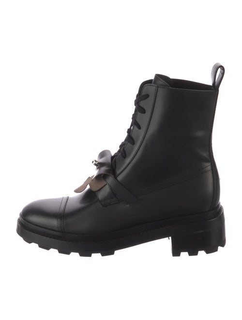 Hermès Funk Leather Combat Boots