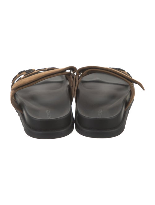 Hermès Hermes Chypre Suede Slides