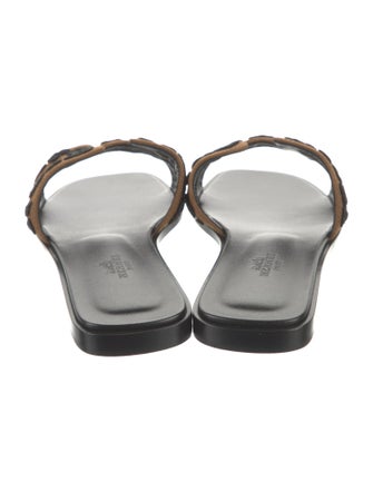 Hermès Oran Suede Slides