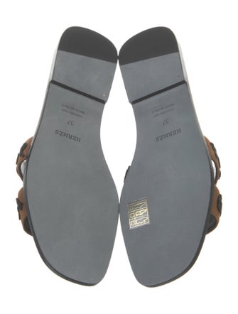 Hermès Oran Suede Slides