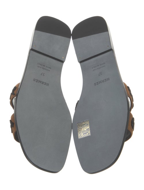 Hermès Oran Suede Slides