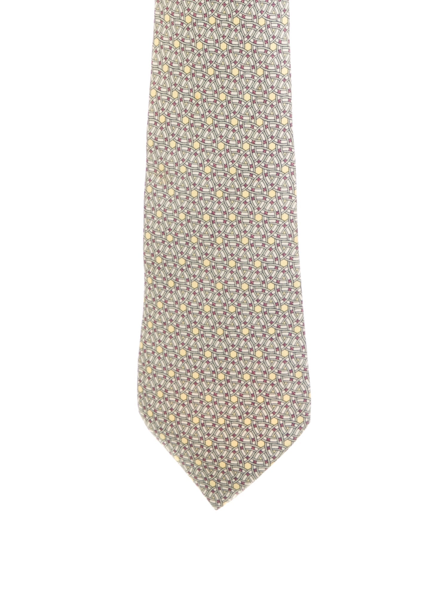 Hermès Silk Patterned Neck Tie