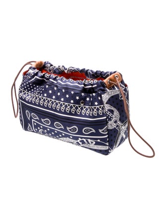 Hermès Silk Eperon d'Or Fourbi 20 Bag Insert