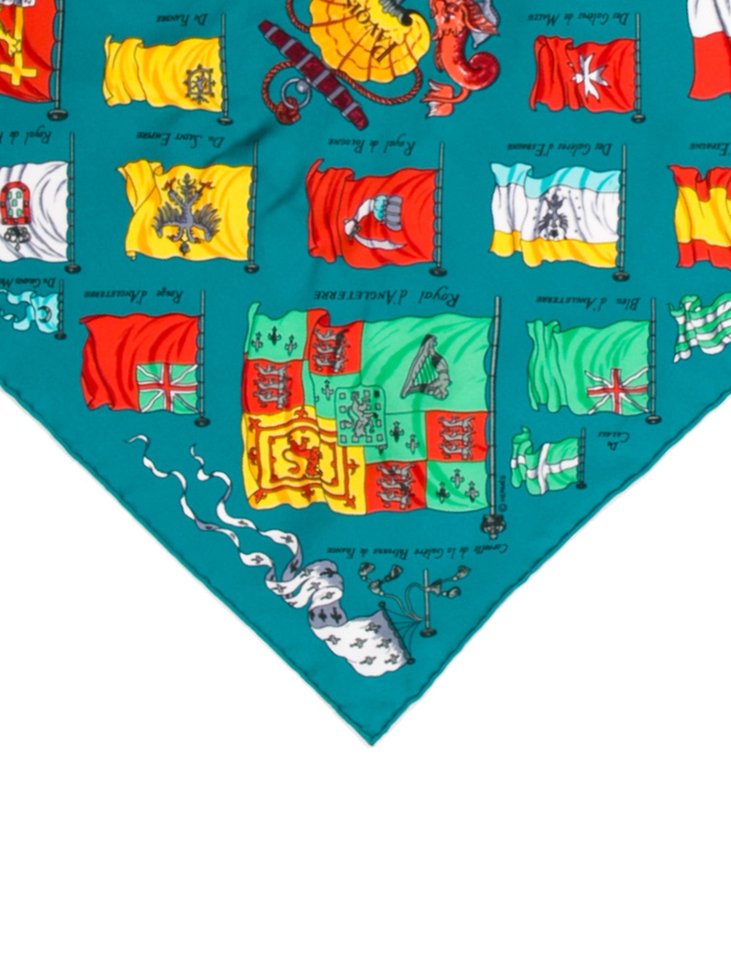 Hermès Pavois Silk Scarf