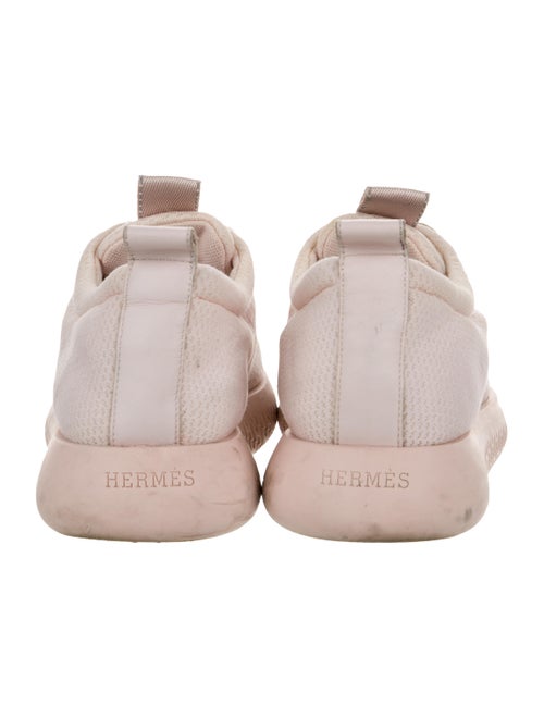 Hermès Leather Trim Embellishment Sneakers