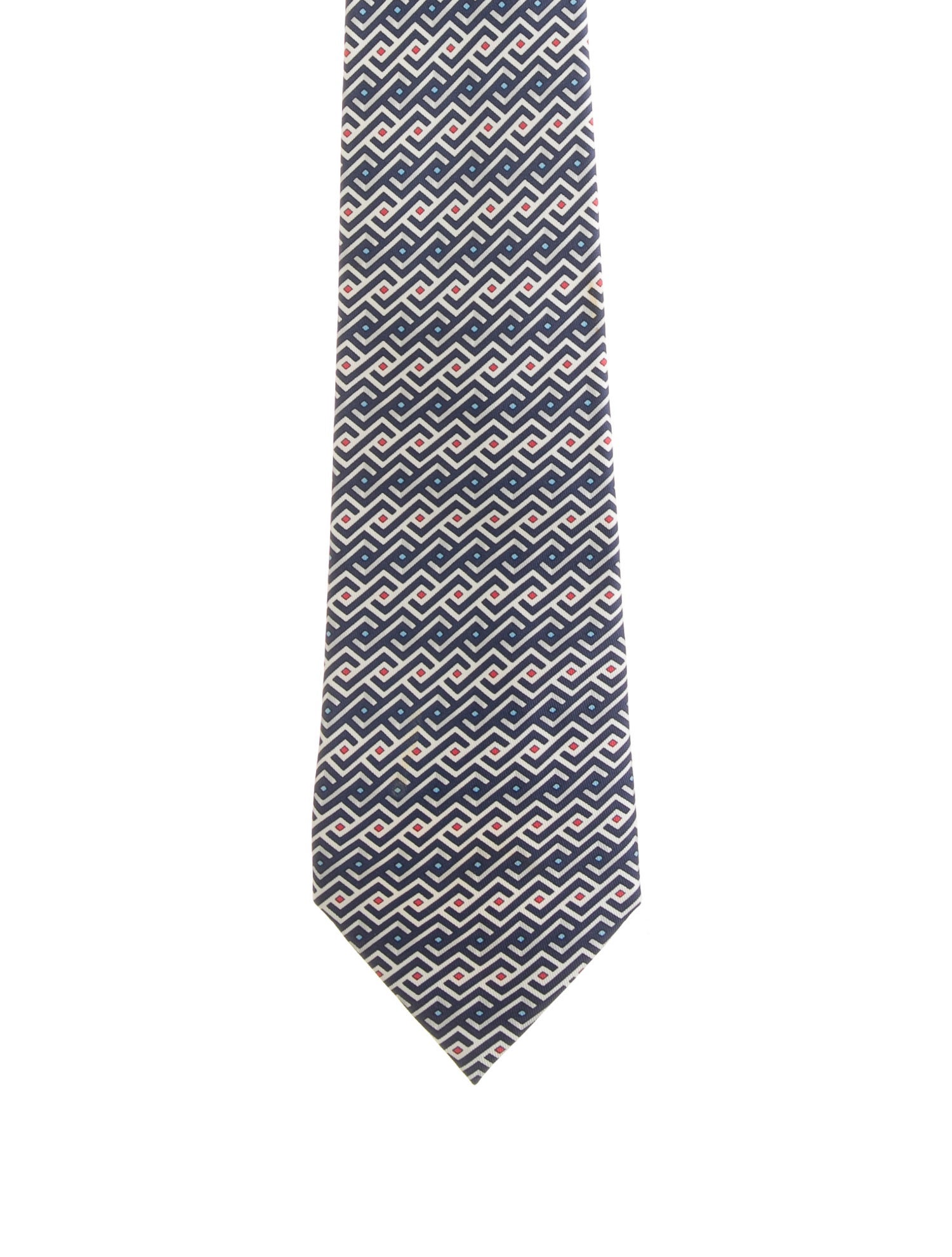 Hermès Silk Patterned Tie