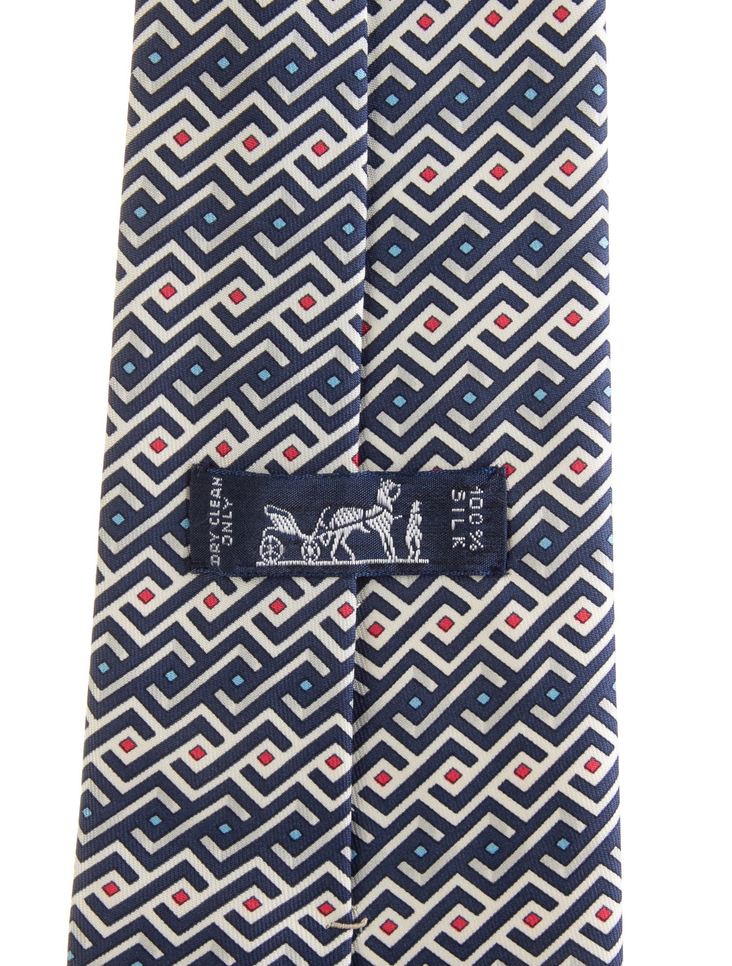 Hermès Silk Patterned Tie