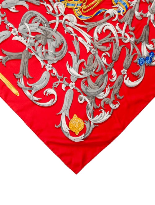 Hermès Le Mors A La Conétable Silk Scarf