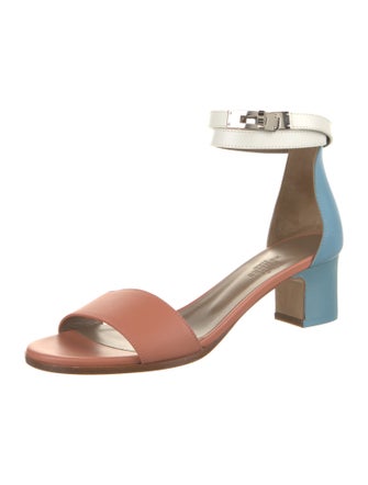 Hermès Menage Leather Sandals