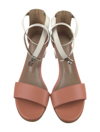 Hermès Menage Leather Sandals