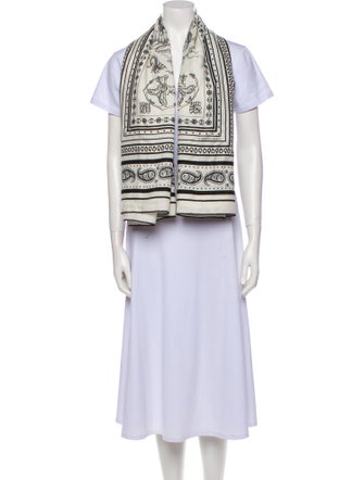 Hermès Tatouages Marins Cashmere Shawl