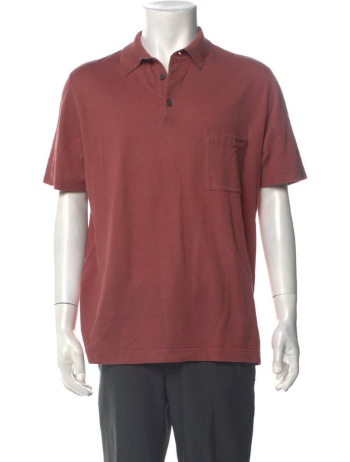 Hermès Collar Short Sleeve Polo Shirt