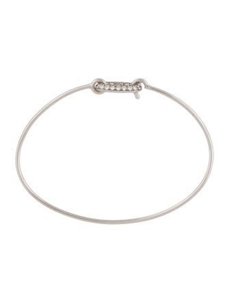 Hermès 18K Diamond Farandole Bangle Bracelet