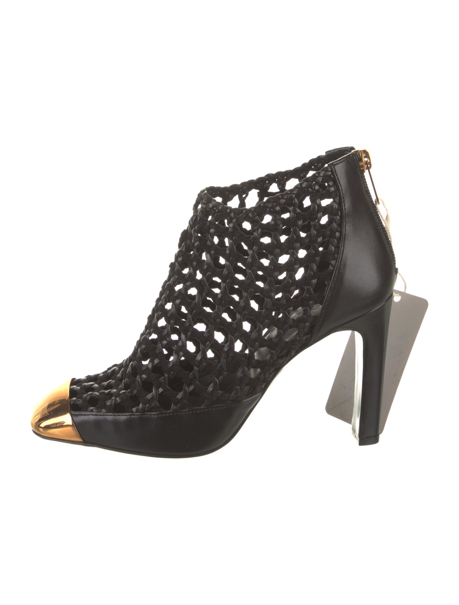 Hermès Leather Colorblock Pattern Boots