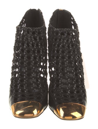 Hermès Leather Colorblock Pattern Boots