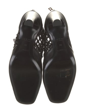 Hermès Leather Colorblock Pattern Boots