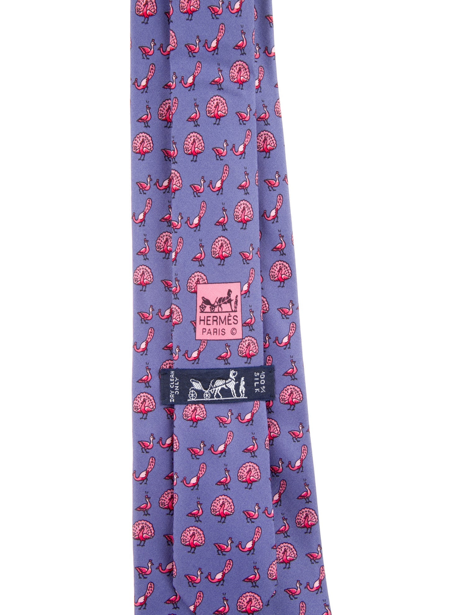Hermès Patterned silk tie