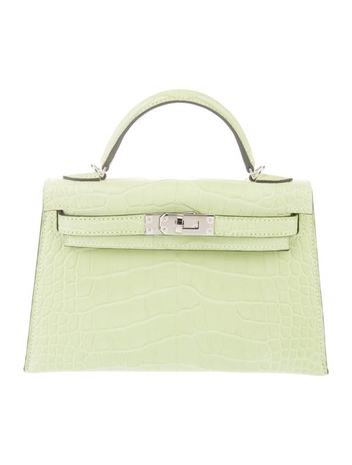Hermès 2023 Matte Alligator Mini Kelly II Sellier 20
