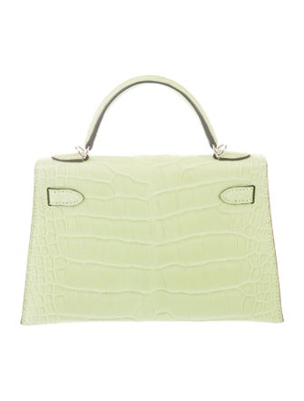 Hermès 2023 Matte Alligator Mini Kelly II Sellier 20