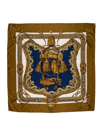 Hermès Scarves and Shawls Bride de Coeur Silk Scarf 90cm