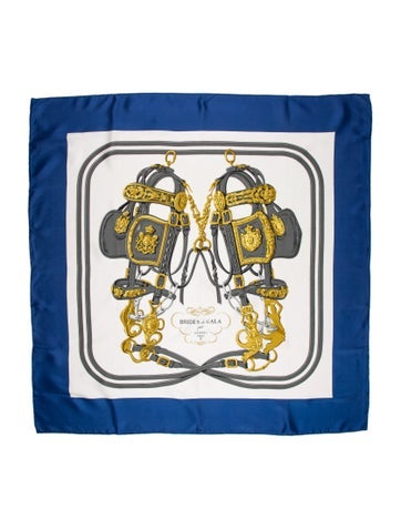 Hermès Scarves and Shawls Brides de Gala Silk Scarf 90cm