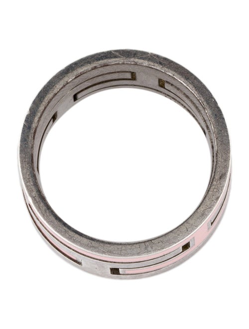 Hermès Enamel Arcane Moveable H Ring