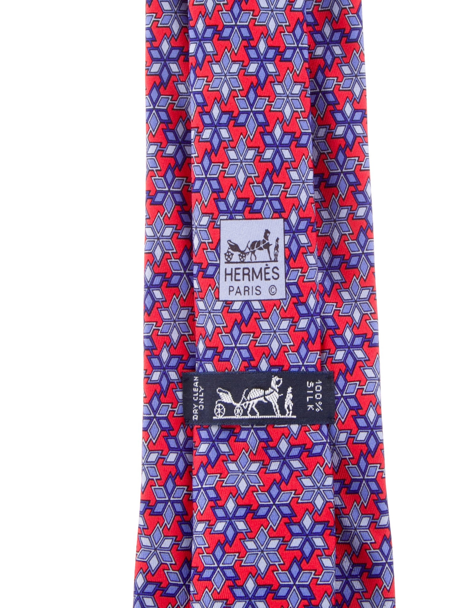 Hermès Silk Patterned Tie