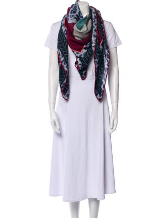 Hermès Selle D'Officier en Grande Tenue Cashmere Shawl