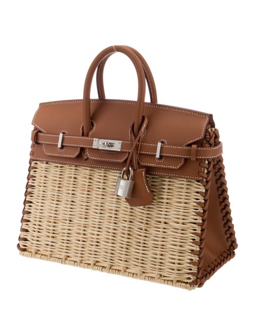 Hermès 2024 Osier Wicker & Swift Picnic Birkin 25